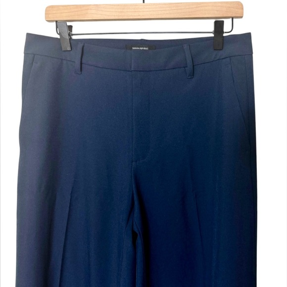 NWT Banana Republic Factory Sculpted Wide Leg Trouser in Preppy Navy, Size 8 - Picture 10 of 12